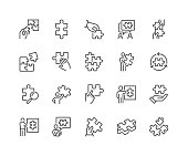 Line Puzzle Icons
