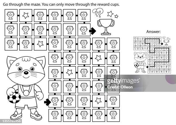 maze labyrinth game puzzle coloring page