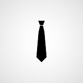 Necktie simple icon