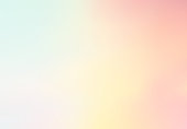 Pastel Multi Color Gradient Vector Background,Simple form and blend with copy space contemporary background graphic. vector