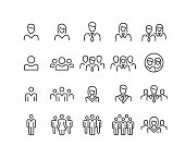 People Icons - Classic Line Series
