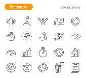 Performance Icons - Line Series - Editable Stroke