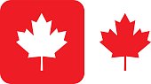 Red Maple Leaf icons