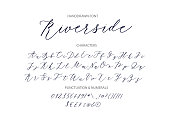 Riverside - handwritten Script font