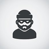 Robber icon. Bandit.