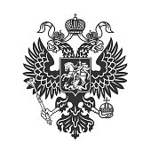 Russian coat of arms (double headed eagle).