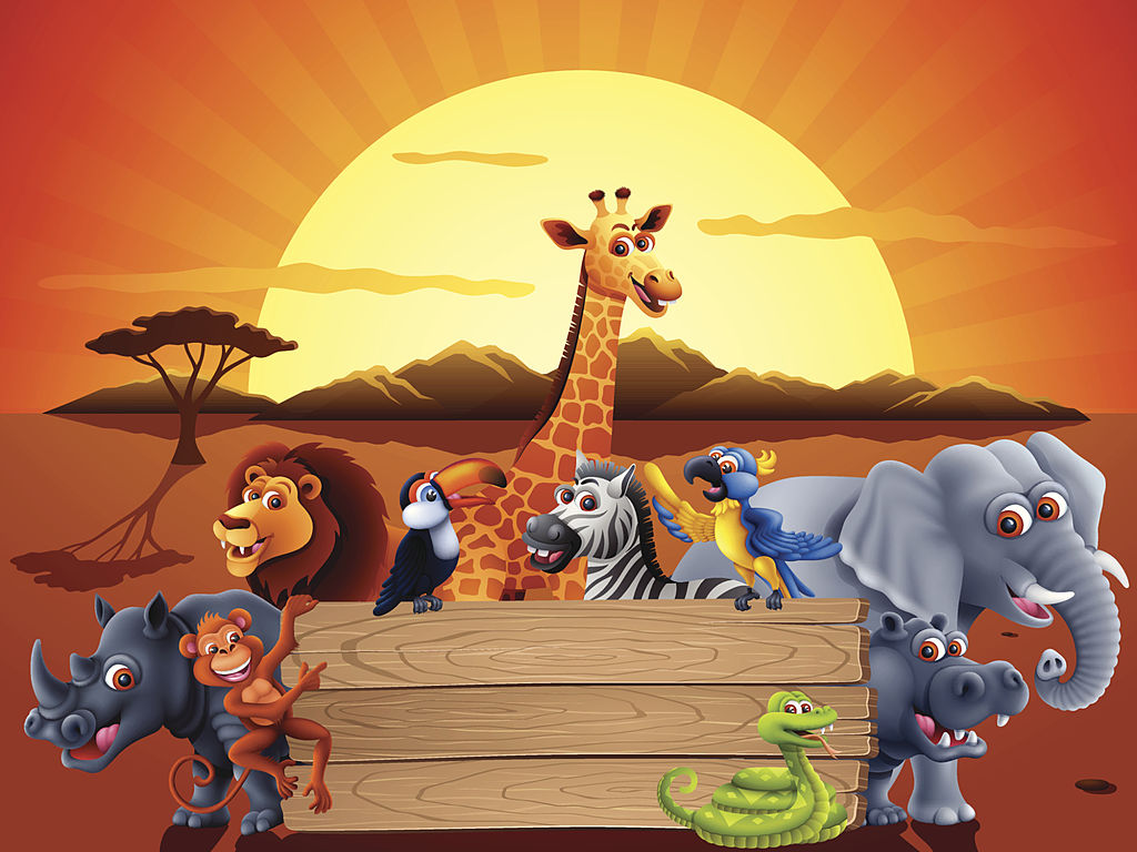 Safari Animals Cartoon