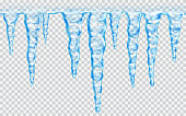 Seamless repeatable icicles