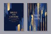 Set of modern luxury wedding invitation design or card templates for business or presentation or greeting.