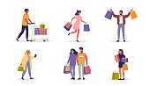 shopping people