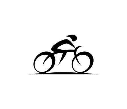 simple bicycle race tour icon vector illustration design template