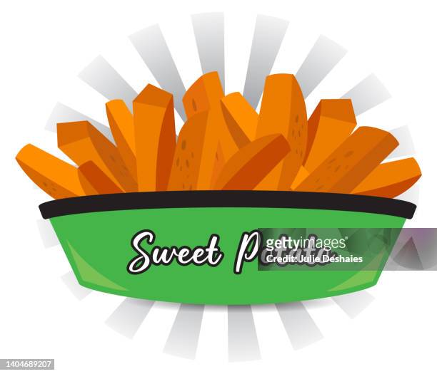sweet potato yam wedge fries bowl