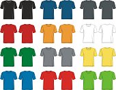 t shirt template collection