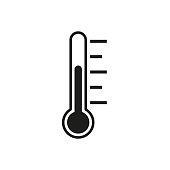 Thermometer . Vector Flat design