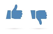 Thumbs Up and Thumbs Down Icon
