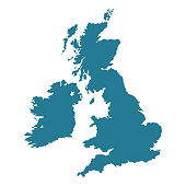 United Kingdom map shape.
