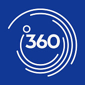 360 vector corporate circle symbol