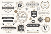 Vintage sign frames. Old decorative frame design, retro ornate label elements and luxurious vintage borders vector set