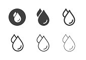 Water Drop Icons - Multi Series