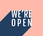 We are open poster