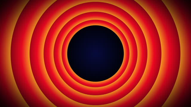 Overlapping circle of animation pops out of the old cartoon style